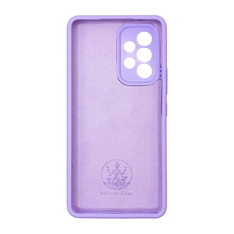 Чехол накладка Silicone Cover Soft Touch ЗК amsung A53 5G Лаванда