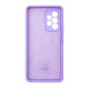 Чехол накладка Silicone Cover Soft Touch ЗК amsung A53 5G Лаванда