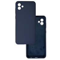 Чохол накладка Silicone Cover Soft Touch ЗК Samsung A04 Темно-синій