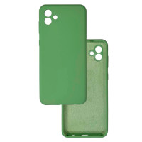 Чехол накладка Silicone Cover Soft Touch ЗК Samsung A04e/M04 Мятный