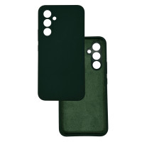 Чохол накладка Silicone Cover Soft Touch ЗК Samsung A54 5G Темно-зелений