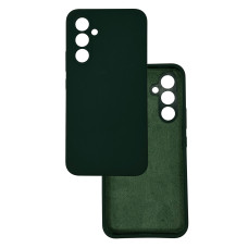 Чохол накладка Silicone Cover Soft Touch ЗК Samsung A54 5G Темно-зелений