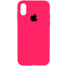Чехол Silicone Case iPhone Xr Фуксия