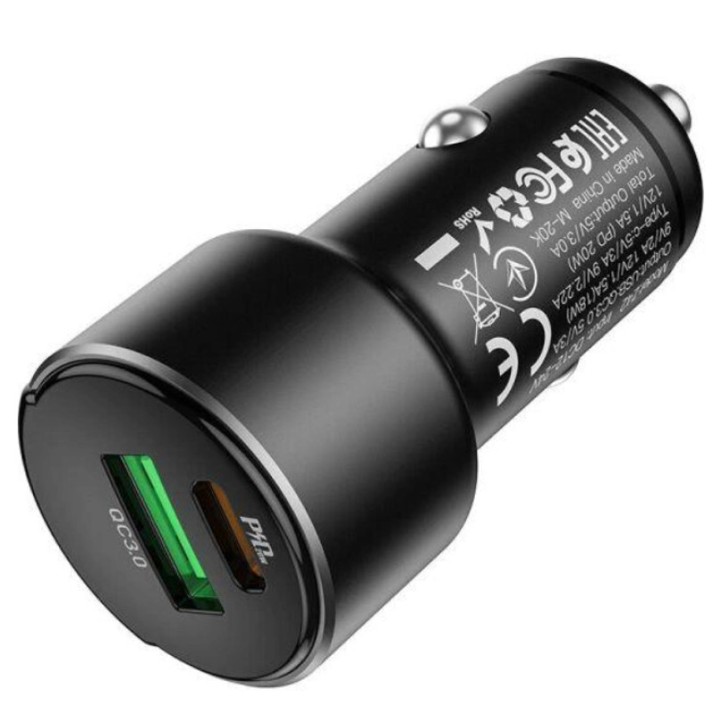 АЗУ Hoco Z42 PD20W+QC3.0 Быстрая зарядка + Digital Display