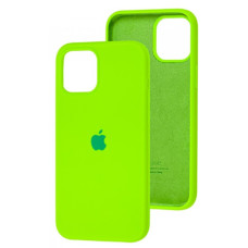 Чехол Silicone Case iPhone 14 Pro Max Зелёный (Neon Green)