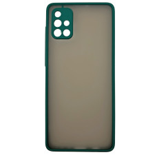 Чехол накладка Totu Samsung A71 Темно-зеленый