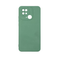 Чехол-накладка матовый силикон Xiaomi Redmi 10C  / Poco C40 Зеленый