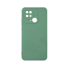 Чехол-накладка матовый силикон Xiaomi Redmi 10C  / Poco C40 Зеленый
