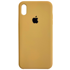 Чохол Silicone Case iPhone Xs Max Гірчичний
