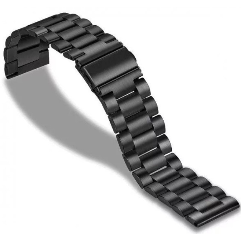 Ремешок Amazfit/Samsung Metall links 20 mm black