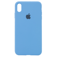Чехол Silicone Case iPhone Xs Max синий