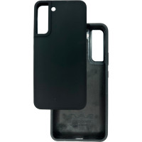 Чехол накладка Silicone Cover Soft Touch ОК Samsung S22+ Plus Черный