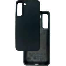 Чехол накладка Silicone Cover Soft Touch ОК Samsung S22+ Plus Черный