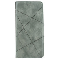 Чохол книжка Business leather Xiaomi Redmi Note 9 Сірий