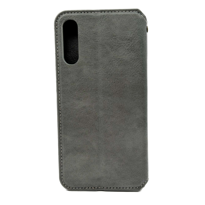 Чохол книжка шкіряний Cubic Samsung A50 / A30s Сірий