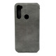 Чехол книжка кожаный Cubic Xiaomi Redmi Note 8 / Note 8 2021 Серый