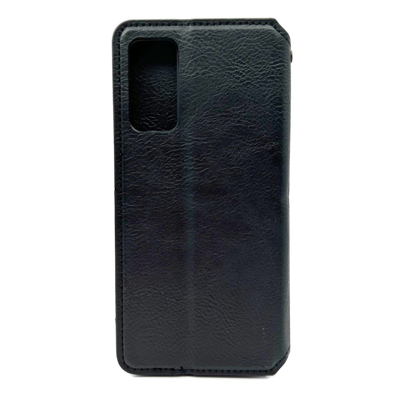 Чехол книжка кожаный Cubic Samsung S20 FE Черный
