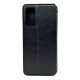 Чехол книжка кожаный Cubic Samsung S20 FE Черный