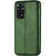 Чехол книжка кожаный Cubic Xiaomi Redmi Note 11/11s 4G / Note 12S Зеленый