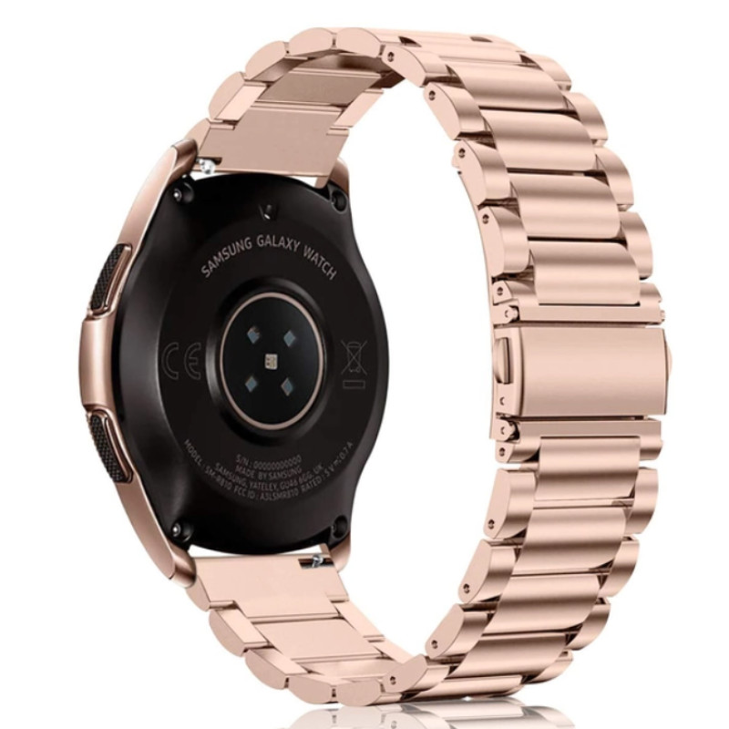 Ремешок Amazfit/Samsung Metall links 20 mm rose gold