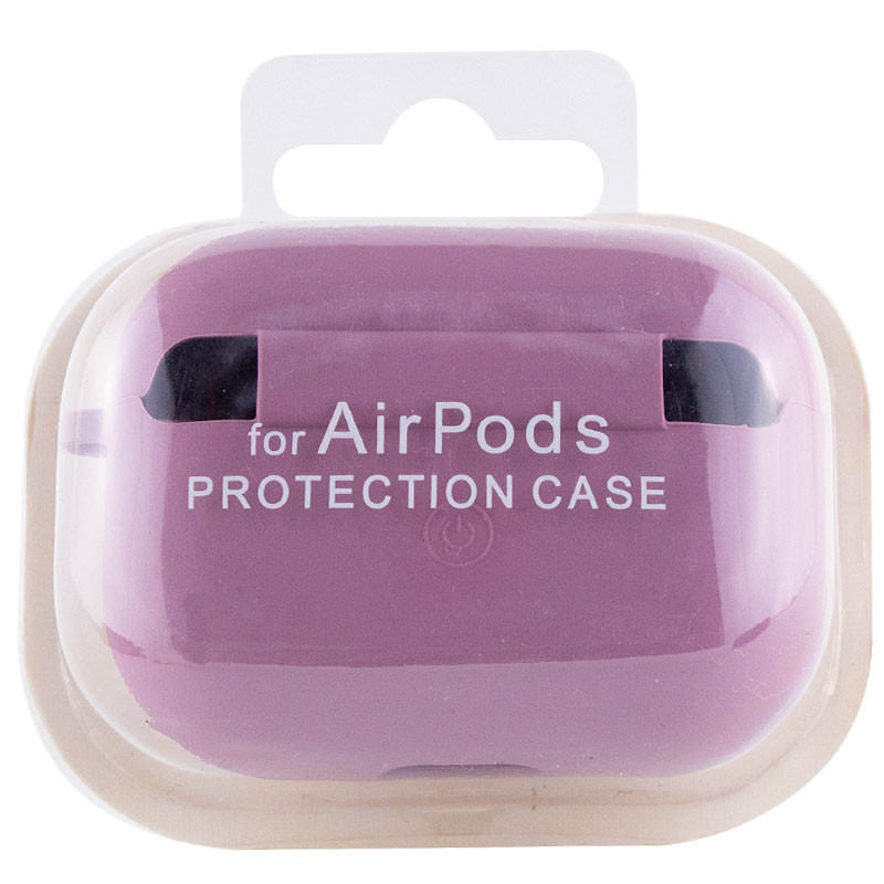 Чохол футляр для навушників AirPods Pro з мікрофіброю Ліловий
