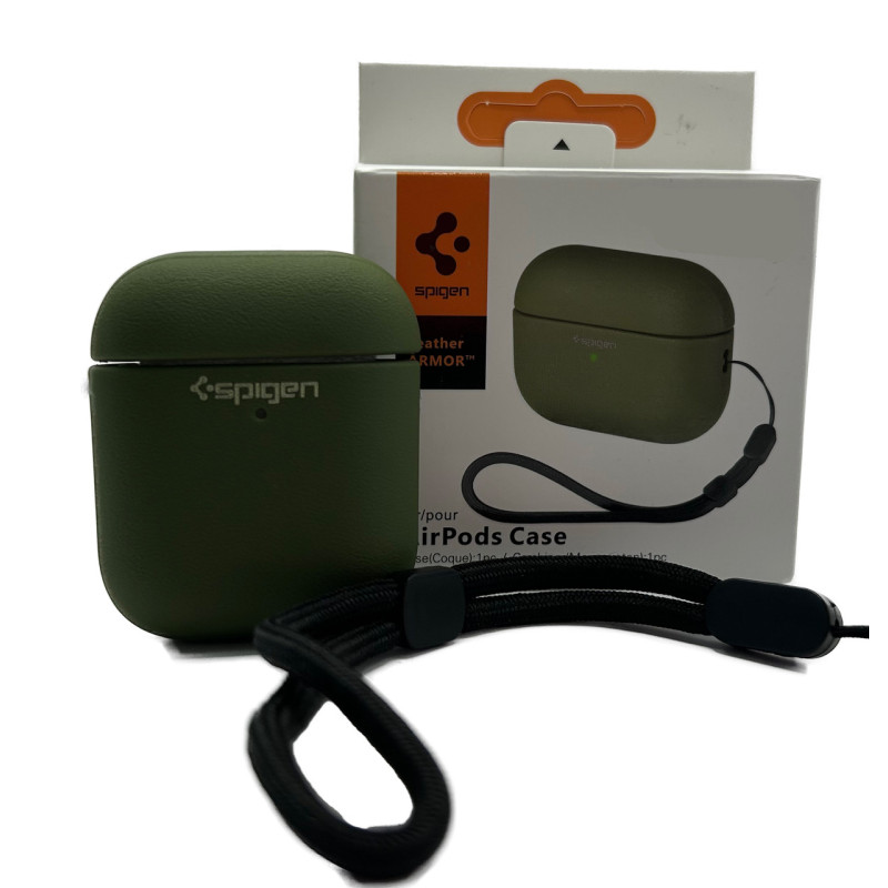 Чехол футляр SGP для наушников AirPods 1/2 Green