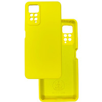 Чохол накладка Silicone Cover Soft Touch ЗК Xiaomi Redmi Note 11 Pro / Note 12 Pro 4G / Poco X4 Pro NFC Жовтий