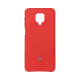 Чехол накладка Silicone Case Xiaomi Redmi Note 9s/Pro/Max Красный