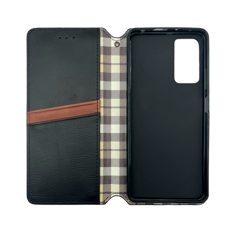 Чохол книжка шкіряний Cubic Xiaomi Redmi Note 11 / 11s 4G / Note 12S Чорний