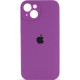 Чохол Silicone Case Camera Protective iPhone 14 Фіолетовий (Grape)