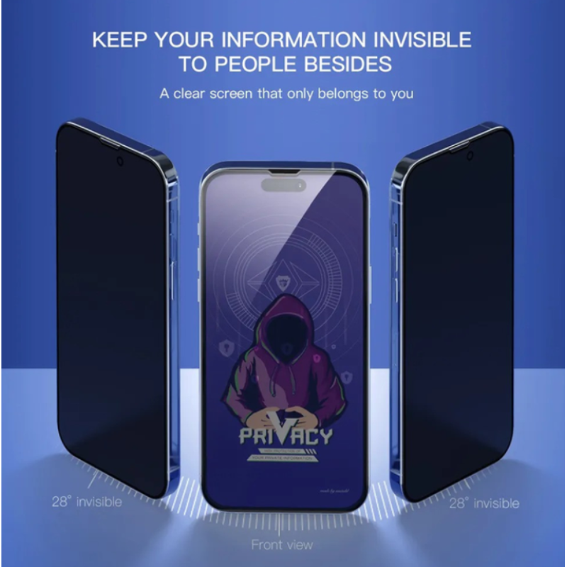 Защитное стекло iPhone Xs Max/11 pro Max Антишпион Premium