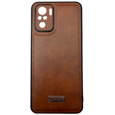 Чохол накладка шкіряний Mustang Xiaomi Redmi Note 10 (4G) / 10S / Poco M5s Коричневий