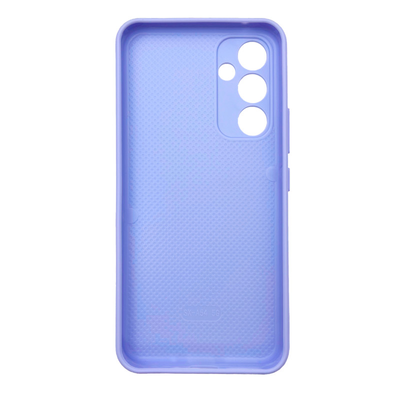 Чехол накладка Marble Glass Samsung A34 Лаванда