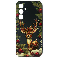 Чохол накладка Akstore Print Winter Deer Samsung A34