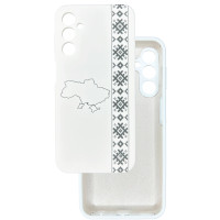 Чехол накладка Silicone Cover Soft Touch Ukraine Samsung A14 Вышиванка