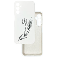 Чохол накладка Silicone Cover Soft Touch Ukraine Samsung A14 Колосок