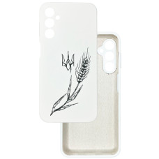 Чохол накладка Silicone Cover Soft Touch Ukraine Samsung A14 Колосок