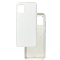 Чохол накладка Silicone Cover Soft Touch ВК Samsung A71 Білий