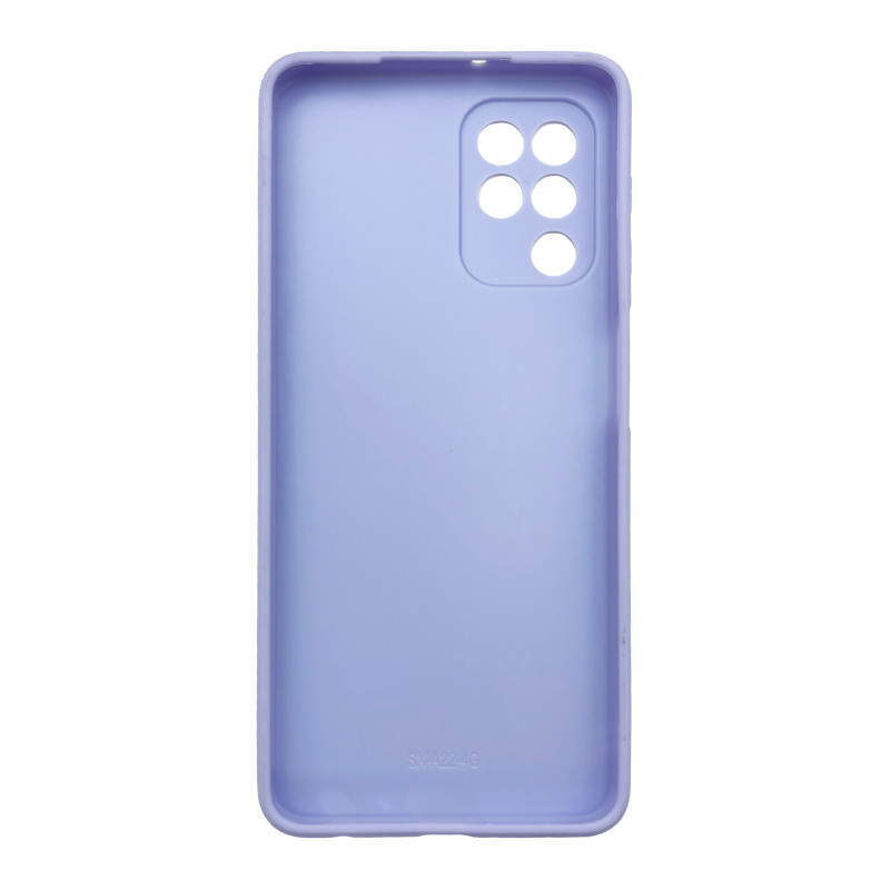 Чехол накладка Marble Glass Samsung A22 / M32 / M22 Белая лаванда