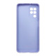 Чехол накладка Marble Glass Samsung A22 / M32 / M22 Белая лаванда