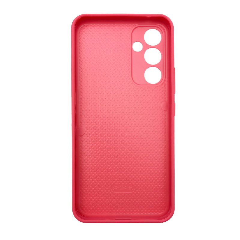Чехол накладка Marble Glass Samsung A34 Розовый
