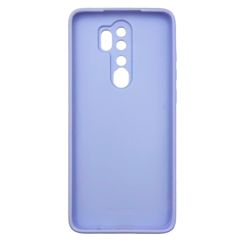 Чохол накладка Marble Glass Xiaomi Redmi Note 8 Pro Біла лаванда