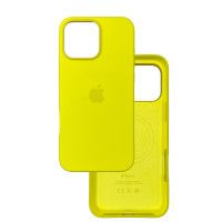 Чохол Silicone Case Original with MagSafe з анімацією iPhone 16 Pro Max Жовтий (Warm Yellow)
