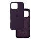 Чохол Silicone Case Original with MagSafe з анімацією iPhone 16 Pro Max Бордовий (Plum)