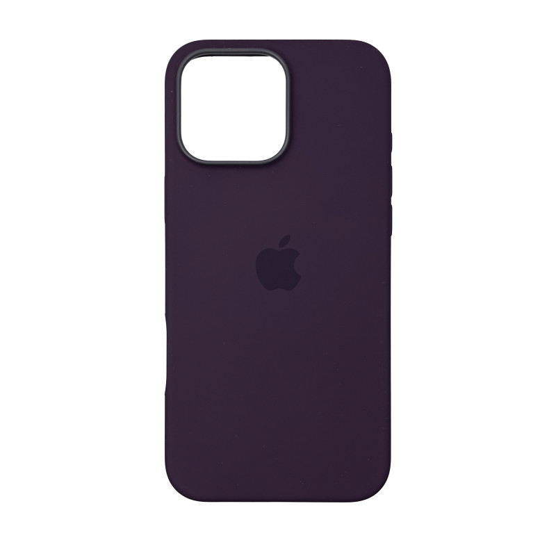Чохол Silicone Case Original with MagSafe з анімацією iPhone 16 Pro Max Бордовий (Plum)