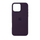 Чохол Silicone Case Original with MagSafe з анімацією iPhone 16 Pro Max Бордовий (Plum)