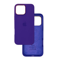 Чохол Silicone Case Original with MagSafe з анімацією iPhone 16 Pro Max Синій (Ultramarine)