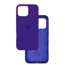 Чехол Silicone Case Original with MagSafe с анимацией iPhone 16 Pro Max Синий (Ultramarine)