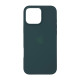 Чехол Silicone Case Original with MagSafe с анимацией iPhone 16 Pro Max Зеленый (Lake Green)