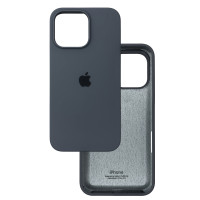 Чехол Silicone Case iPhone 16 Pro Серый (Dark Grey)